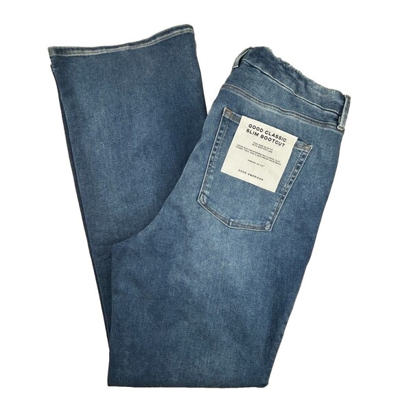 Good American Denim - Good American Good Classic Slim Bootcut High Rise Jeans Size 14-18